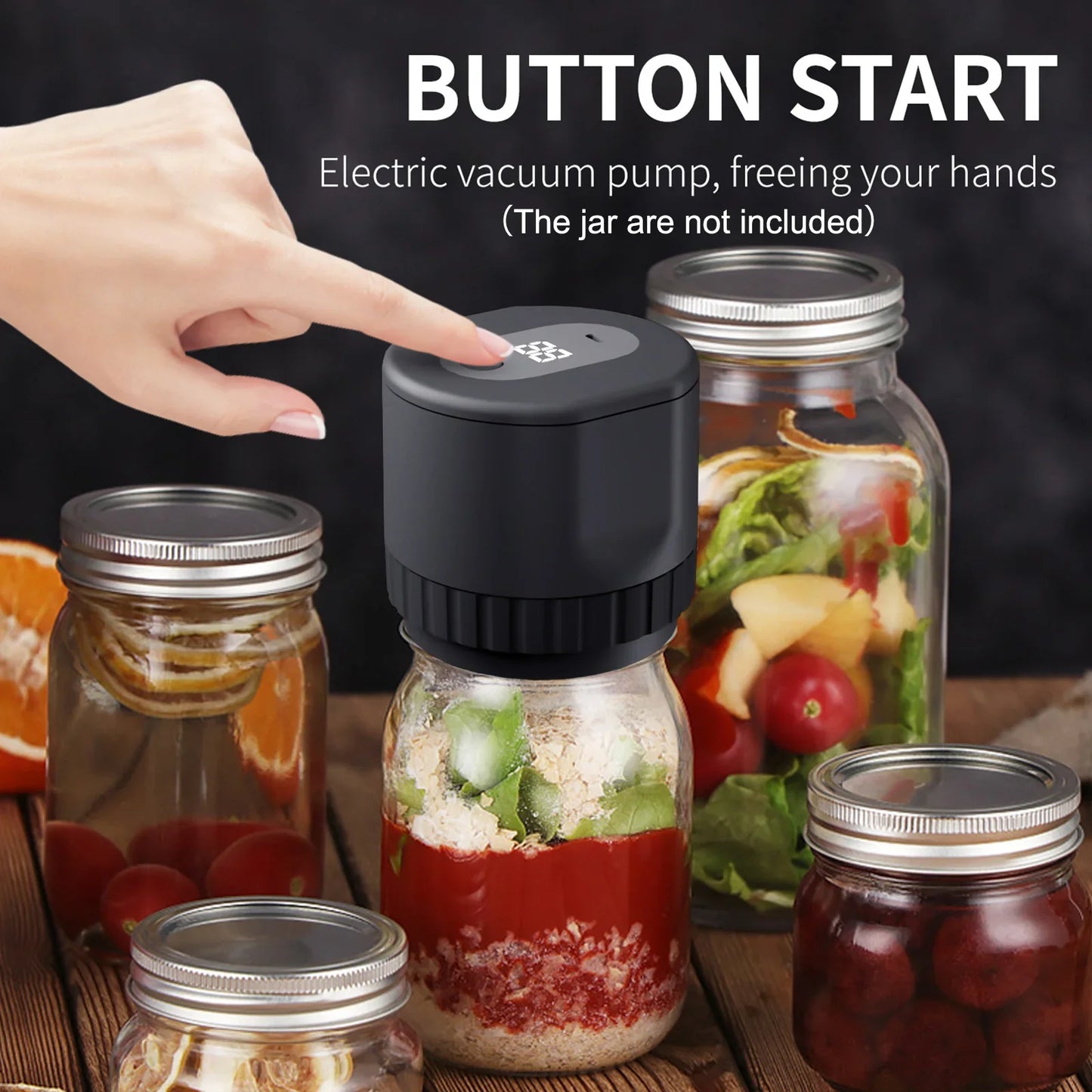 Electric Mason Jar Vacuum Sealer